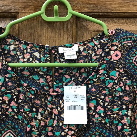 J CREW top Size L WITH TAGS - Picture 2 of 3
